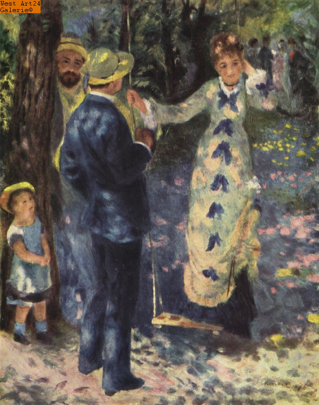 Schaukel nach Renoir Gemäldeimitation